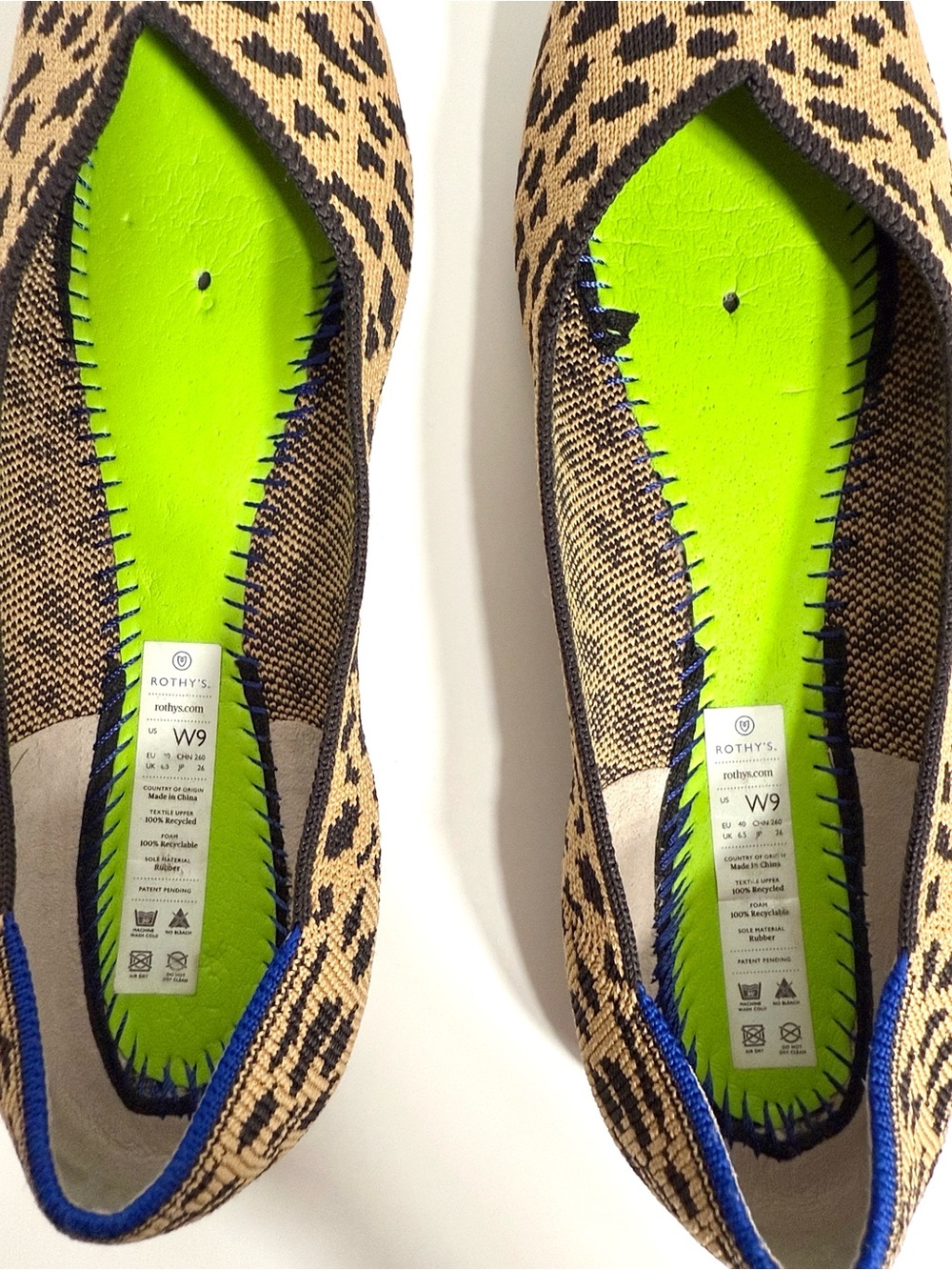 Rothy’s The Point Leopard Print Flats - Picture 5 of 6